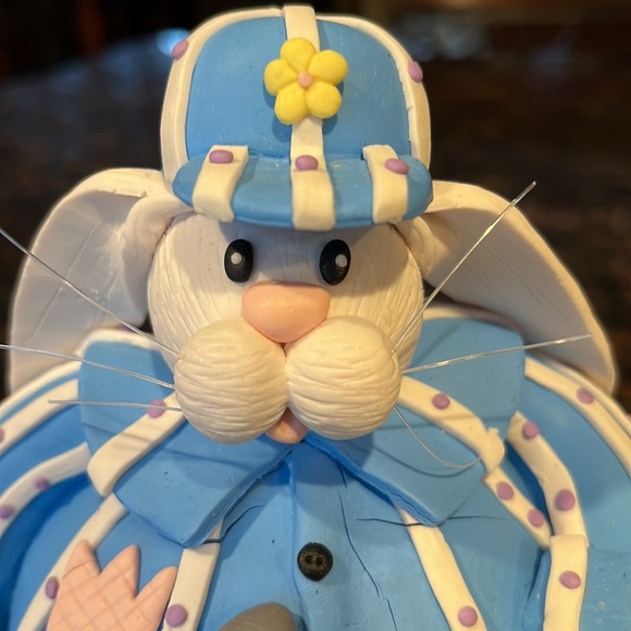 Collectible Glass Easter Bunny - Picture 5 of 13